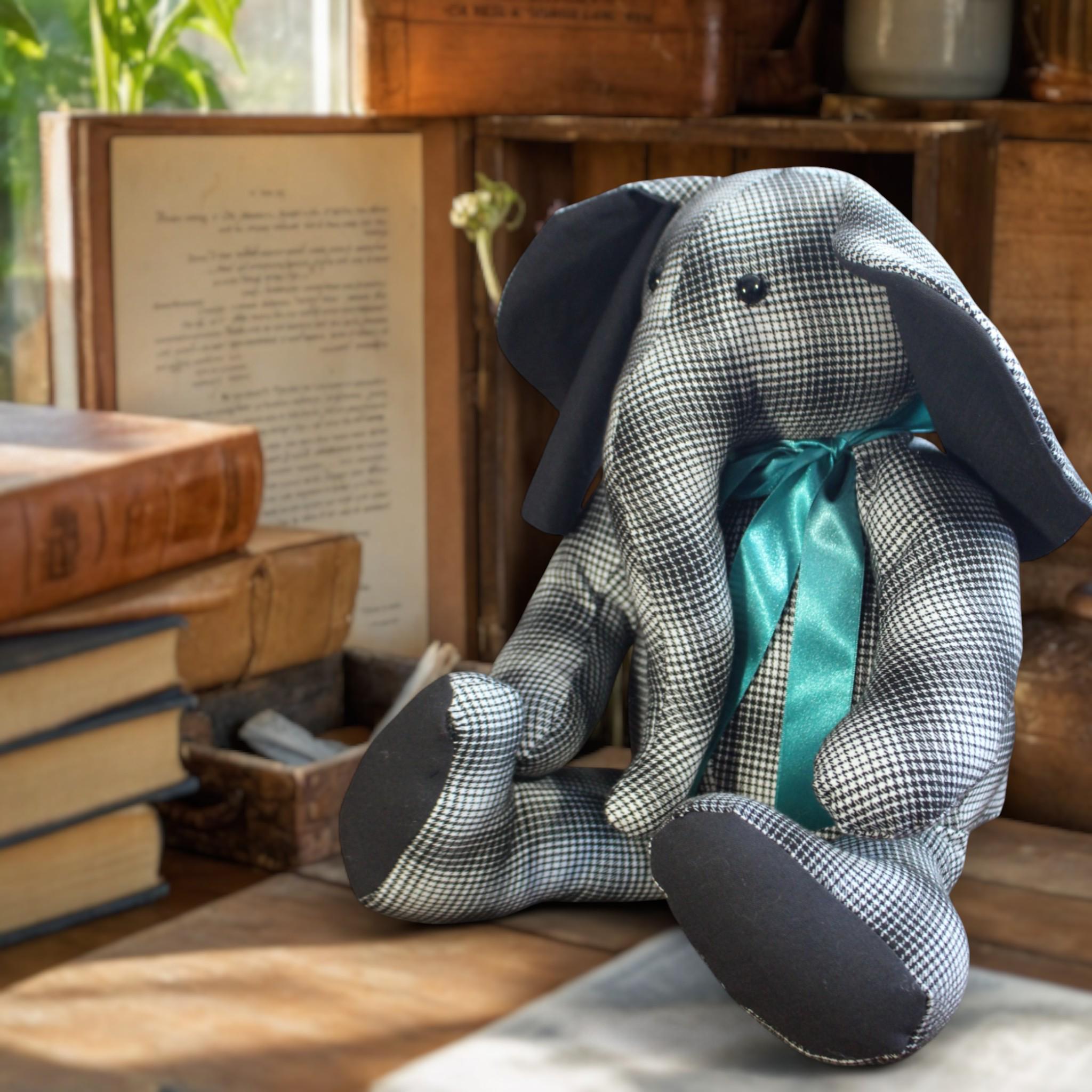 Memory Elephant Pattern Free Memory Elephant Sewing Pattern: Keepsake Bear Tutorial (PDF Pattern ...