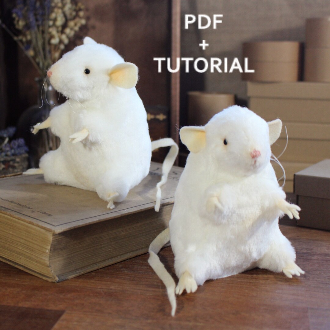 Easy Pattern Mice Sewing Pattern Mouse Mice Pattern Mouse Stuffed Doll ...
