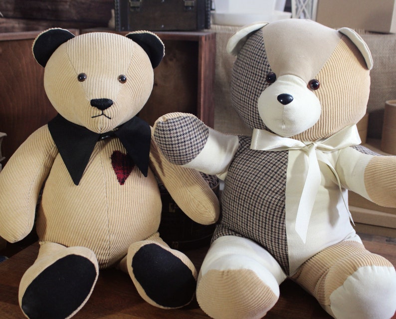 Two Memory Bear Patterns Easy Sewing Pattern Simple Bear - Etsy