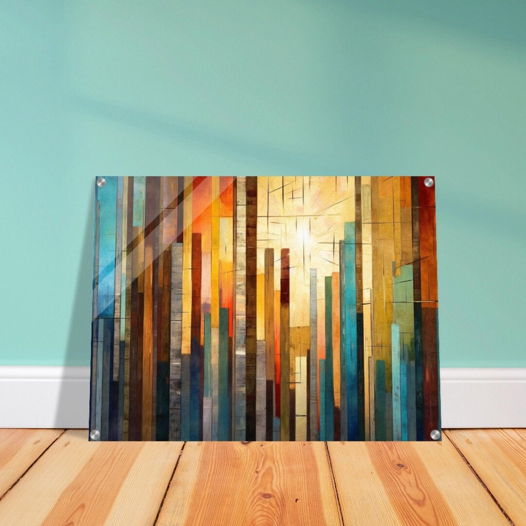 Color Palette Glass Wall Art Tempered Glass Wall Art Color Palette