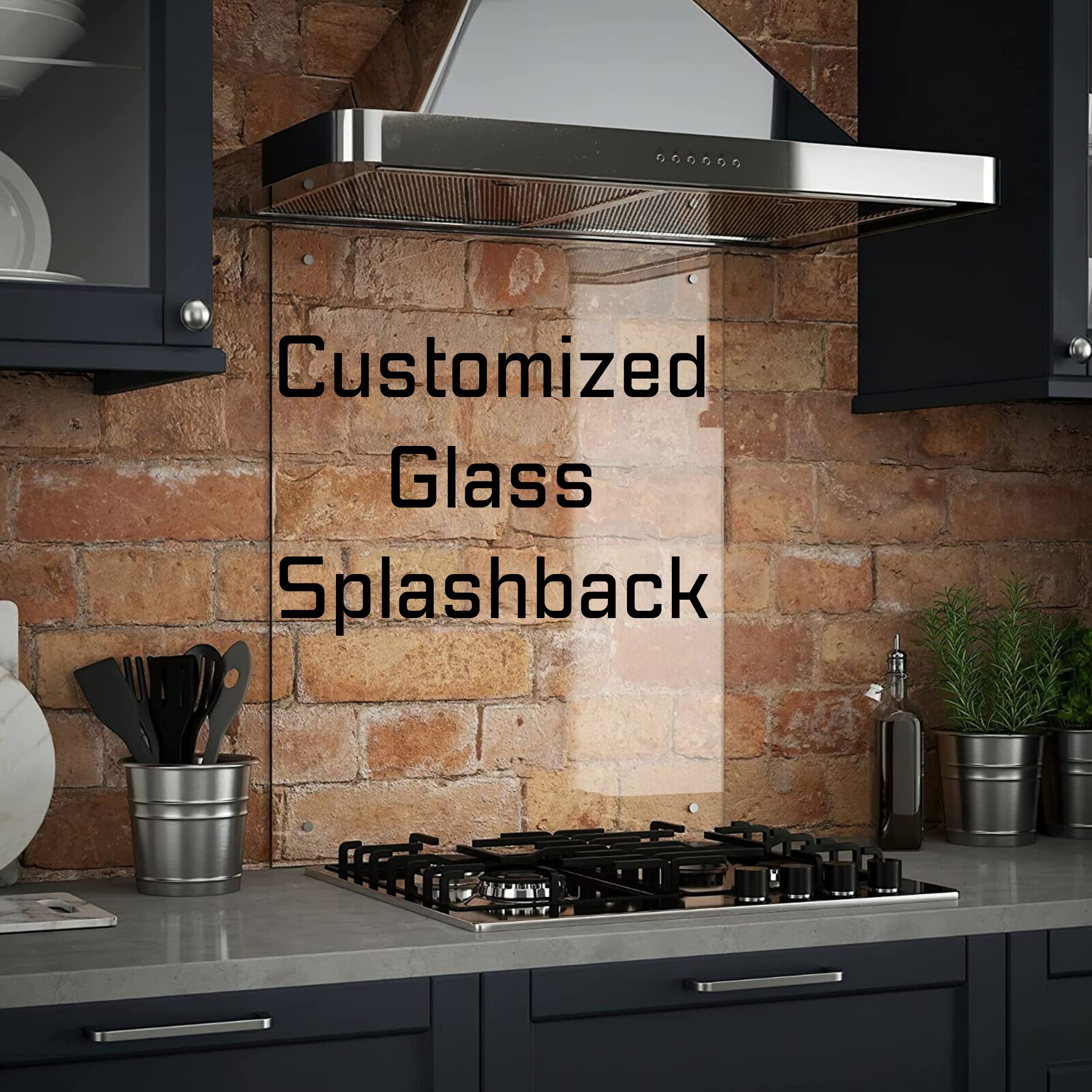 Stainless Steel Kitchen Backsplash 24 X 24 18ga 4 Ss304 CUSTOM SIZE  AVAILABLE 