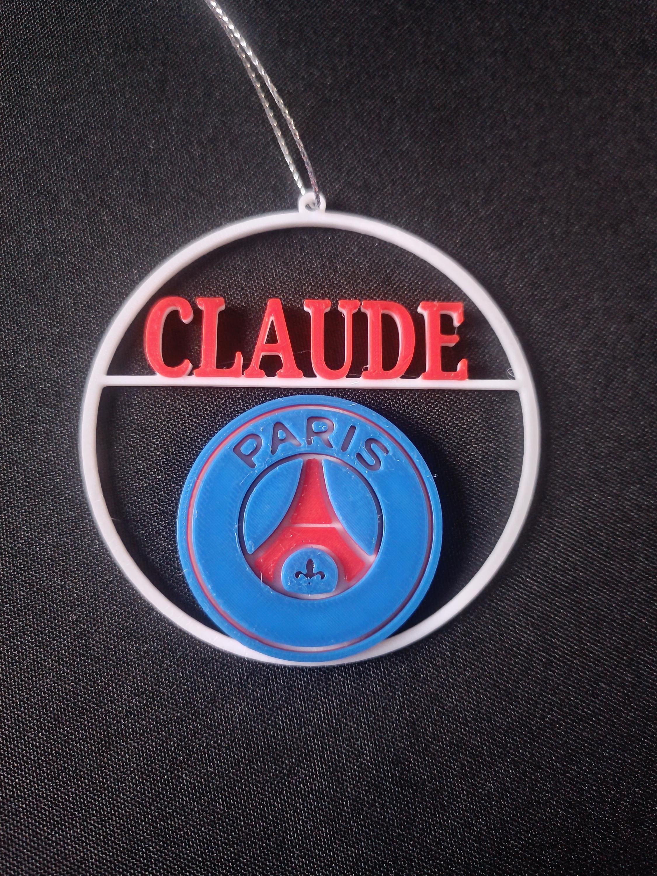 DIGIDU Tableau Bouclier Football PSG, Paris Saint Germain - Décoration Maison, Chambre, Salon