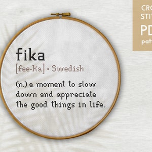 Inspirational quote cross stitch pattern for instant download, Boho inspirational embroidery for home decoration
