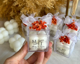 50 STUKS Aangepaste Bubble Candle - Gepersonaliseerde bruiloft, verjaardag en evenementgunst. Handgemaakte aandenken voor onvergetelijke momenten