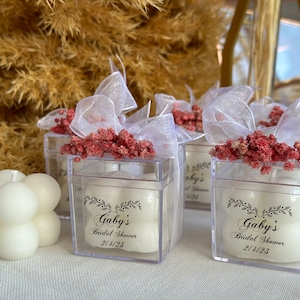 Custom Bubble Candle - Personalized Wedding, Birthday, and Event Favor. Handcrafted Keepsake for Unforgettable Moments