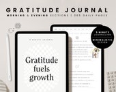 Digital Gratitude Journal: 5-Minute Daily Planner (PDF)