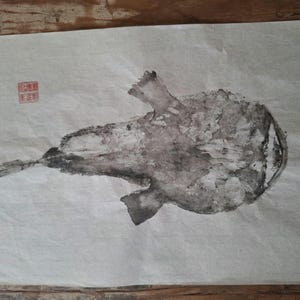 Gyotaku_NoStampa_Originale_RanaPescatrice