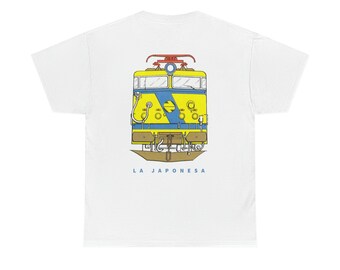 La Japonesa | Unisex Heavy Cotton Tee | Locomotora 269| Camiseta | T-shirt | Maquinista | Trenes | Ferroviario | Railway | Train Driver