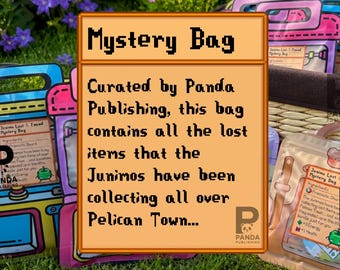 Stardew Valley Mystery Bag | Junimo Lost and Found Mystery Bundle | Custom Stardew Valley Inspired Gift Set, Cozy Game Blind Bag