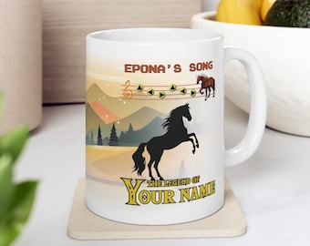 Legend of Zelda Ebona's Song Customized Mug - Ocarina of Time Gift | Personalized Legend of Zelda Gift, Zelda Gifts, Custom Zelda Coffee Mug