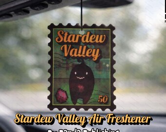 Stardew Valley Inspired Air Freshener, Lavender/Rose Scent | Stardew Valley Gift,Cozy gamer gift,Stardew Home Accessories, Car Air Freshener
