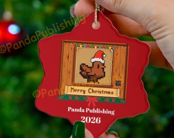 2026 Personalized Stardew Valley Ornament | Custom Stardew Valley Ceramic Christmas Ornament, Customized Stardew Valley Keepsake