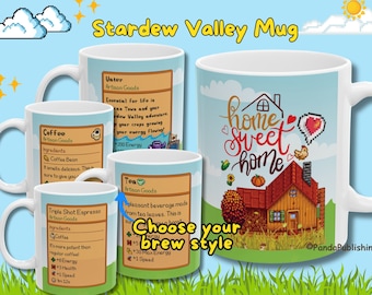 Stardew Valley マグカップ、Stardew Valley ギフト、Stardew Valley ファームカップ、ウォーターステータス、ユニークなゲーマーギフト、誕生日プレゼント、コーヒーマグ、Stardew ティーマグ