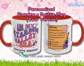 Personalized Stardew Valley Mug - Stardew Valley Era Swiftie | Stardew Valley Coffee mug for her, stardew valley gift, stardew taylor swift