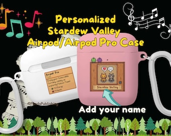 Stardew Valley-Inspired AirPods/AirPods Pro Case Cover with Carabiner | Stardew Valley Gift, Stardew Valley Jumino Apple Airpod Case Cover