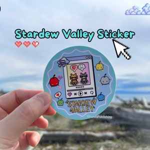 Stardew Valley Sticker | Stardew Valley gift, Stardew Valley Art,Die-cut vinyl for water,Pixel art gift, Stardew Valley Decal,Jumino Sticker