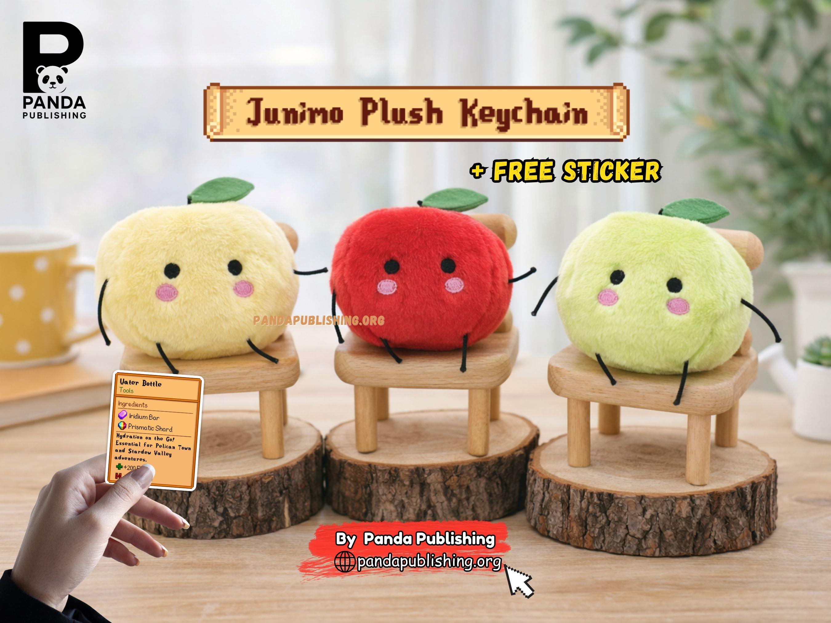 Junimo Plush Keychain | Stardew Valley Gift, Mini Junimo Plushie
