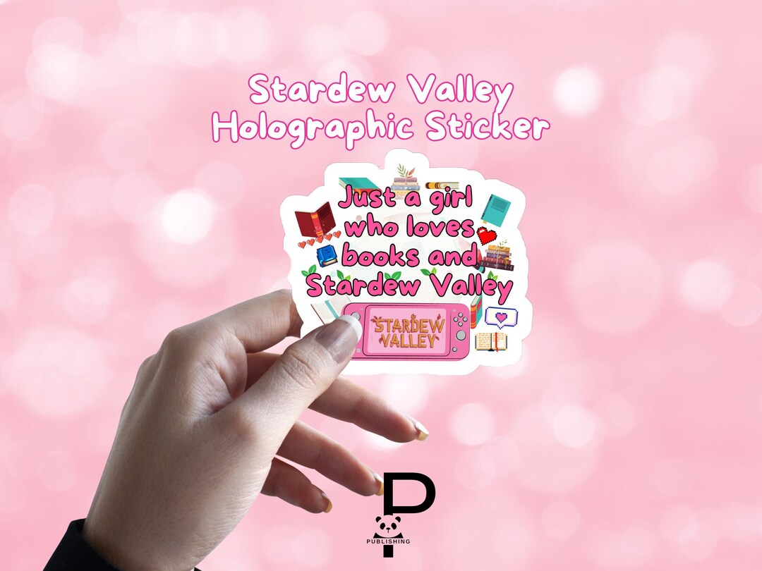 Stardew Valley Holographic Sticker Book and Stardew Girl Stardew Gift ...