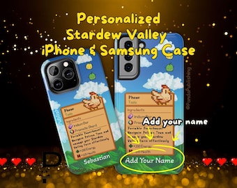 Stardew Valley Phone Case | Personalized iPhone & Samsung Phone Cases, Customized Stardew Valley Gift, Unique Stardew Valley iPhone Case