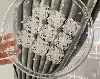 Handmade Lace Epoxy Tray: Decorative Home Gift