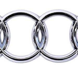 Chrome or Black Audi Four Rings Rear Boot Badge Emblem for A3 A4 A5 A6 S3 S4 S6