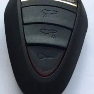 Porsche 3 Button Key Case Blank to Upgrade to Gen 2 Key for Porsche 997 911 Carrera Boxster Cayman 986 987