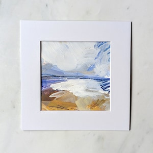 Original Seascape Painting Cornwall Landscape Art St Ives Painting Seascape Artwork Cornish Landscape Beach Painting Cornwall Seascape Art