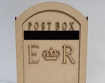 MDF Wooden Wedding Post Box Flat Packed Fast Despatch & Free Postage
