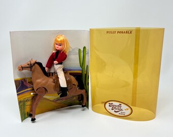 Sweetie Teenie Goes Riding 1980s Equestrian Doll With Horse, Original Packaging