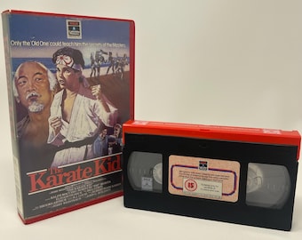 Vintage 80s The Karate Kid VHS 1987 Big Box Release Tested