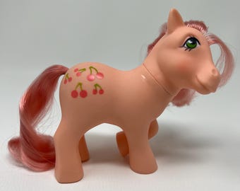 Vintage 1980s G1 My Little Pony Cherries Jubilee Earth Pony Hasbro 1984