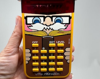 Vintage 1978 Little Professor Maths Electronic Learning Toy By Texas Instruments