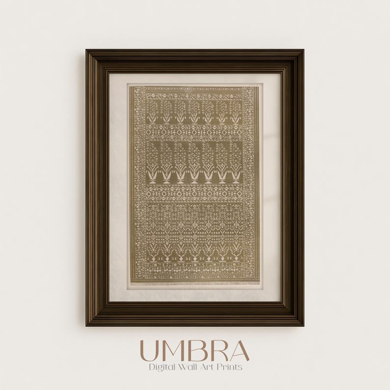 Picture Idea: Kinkhab Pattern Print Vintage Indian Textile Wall Art Digital