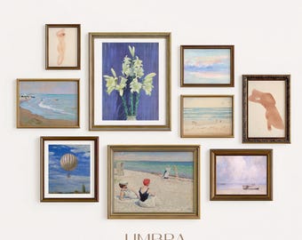 Vintage European Paintings – Gallery Wall Art Print Set (Digital Download)
