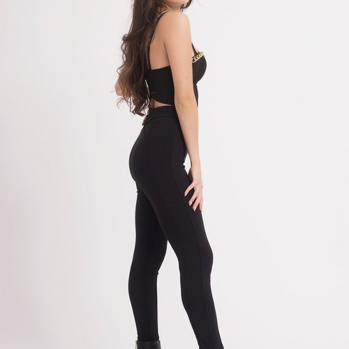 Ultimate V Waist Coffee Bean High Waisted Leggings