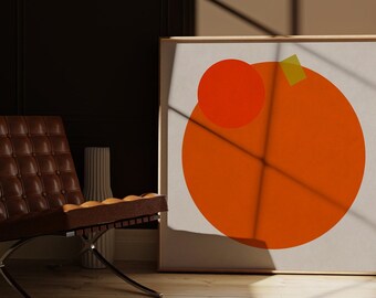Geometric Art Series No16 – Pigmentdruck – Minimalistischer Kunstdruck – Moderne Kunst – Abstraktes Poster – Geometrisch – Wohnzimmer