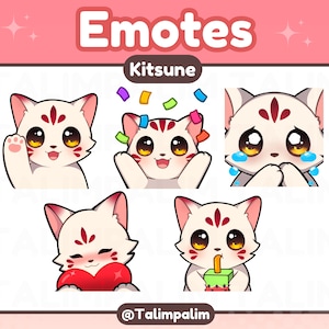 Kitsune Emotes for Twitch, Discord, Youtube