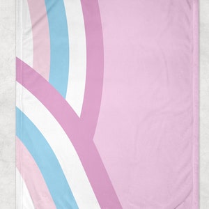 Transgender Throw Blanket - Transgender Fleece Blanket