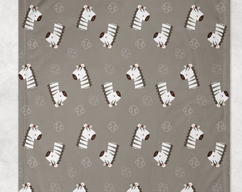 Cute Zebra Blanket - Zebra Pattern Throw Blanket - Zebra Print Fleece Blanket For Women / Men / Kids - Perfect Gift For Zebra Lovers