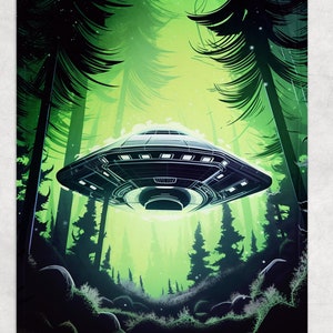 UFO Blanket / Spaceship Throw Blanket / UFO Fleece Blanket / Aliens  Blanket