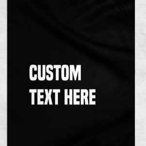 Put Any Words On Blanket, Custom Text Blanket, Personalized Blanket With Text, Custom Sofa Blanket, Gift Ideas, Personalized Gifts