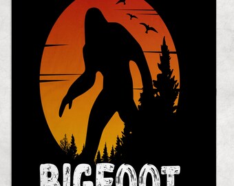 Yeti Blanket / Sasquatch Blanket / Big Foot Blanket / Bigfoot Blanket / Bigfoot Baby Blanket / Sasquatch Throw / Bigfoot Bedding