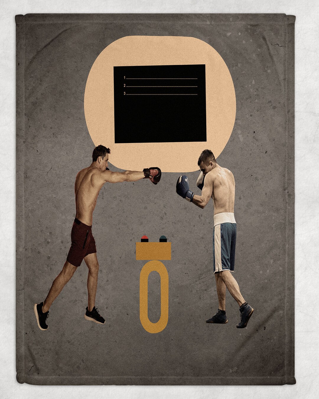 Boxing Throw Blanket Personalized Boxing Boxing Coach Gift Etsy