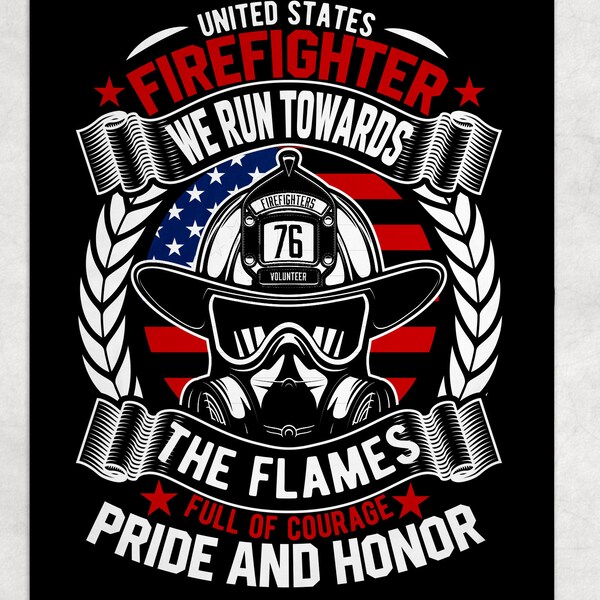 Firefighter Blanket Etsy