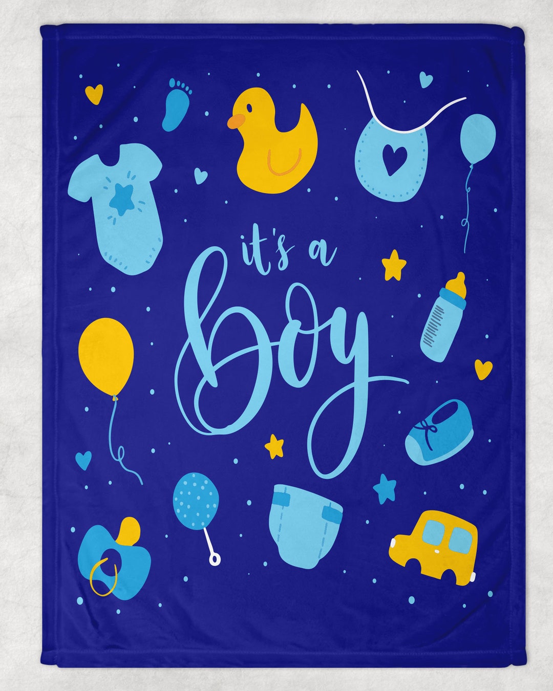 ITS A BOY Baby Boy Gender Reveal Backdrop Sign Baby Announcement Baby Shower Decor Sprinkle