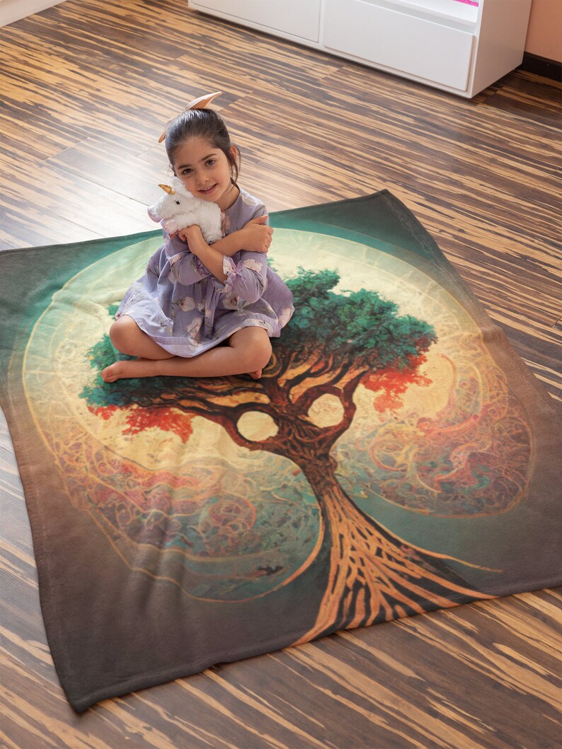 Tree Of Life Throw Blanket main image 0