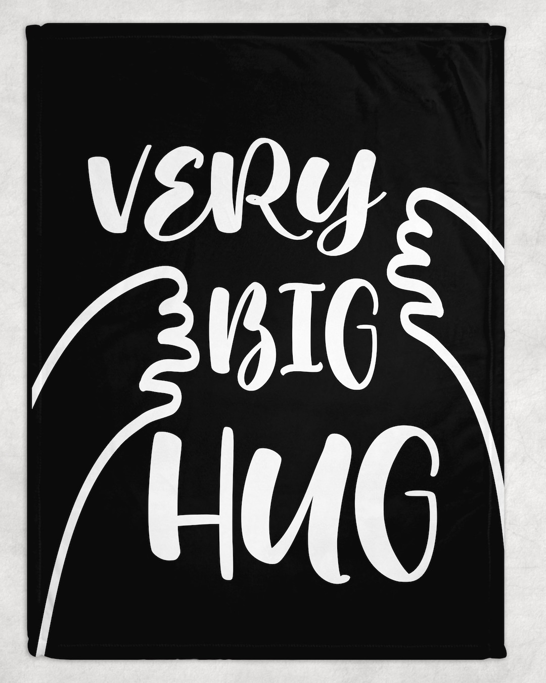 Very Big Hug Fleece Blanket Etsy