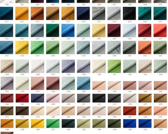 SAMPLES. Set of fabric color samples 5 pcs