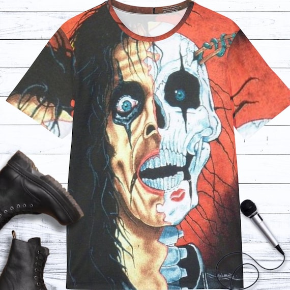 Alice Cooper's Iconic Trash Album Look Retro Rock 'n' Roll All