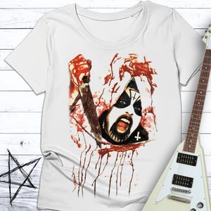 King Diamond Bloody Classic Heavy Metal Unisex Tee, Band Shirt, Rock Music Gift, Metalhead Clothing, Gift for Music Lover, Express Shipping